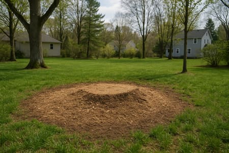 Stump grinding how long it takes and what to expect